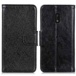 For Nokia C1 Plus Nappa Texture Horizontal Flip Leather Case with Holder & Card Slots & Wallet(Black)