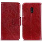 For Nokia C1 Plus Nappa Texture Horizontal Flip Leather Case with Holder & Card Slots & Wallet(Red)