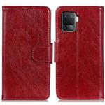 For OPPO A94 / F19 Pro Nappa Texture Horizontal Flip Leather Case with Holder & Card Slots & Wallet(Red)