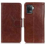 For OPPO A94 / F19 Pro Nappa Texture Horizontal Flip Leather Case with Holder & Card Slots & Wallet(Brown)
