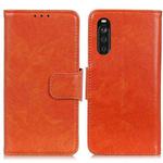 For Sony Xperia 10 III Nappa Texture Horizontal Flip Leather Case with Holder & Card Slots & Wallet(Orange)