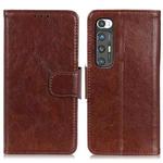 For Xiaomi Mi 10S Nappa Texture Horizontal Flip Leather Case with Holder & Card Slots & Wallet(Brown)