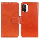 For Xiaomi Poco F3 Nappa Texture Horizontal Flip Leather Case with Holder & Card Slots & Wallet(Orange)