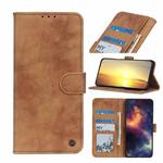 For Alcatel 1L (2021) Antelope Texture Magnetic Buckle Horizontal Flip PU Leather Case with Card Slots & Wallet & Holder(Brown)