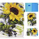Painted Pattern TPU Horizontal Flip Leather Protective Case For iPad Air / Air2 / 9.7 (2017 2018)(Sun Flower)