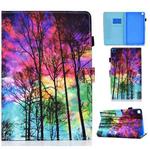 Painted Pattern TPU Horizontal Flip Leather Protective Case For Samsung Galaxy Tab A 8.0 (2019)(Forest)