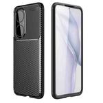 For Huawei P50 Carbon Fiber Texture Shockproof TPU Case(Black)