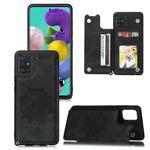 For Samsung Galaxy A32 5G Mandala Embossed PU + TPU Case with Holder & Card Slots & Photo Frame & Strap(Black)