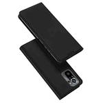 For Xiaomi Redmi Note 10 4G / Note 10S DUX DUCIS Skin Pro Series Horizontal Flip PU + TPU Leather Case with Holder & Card Slots(Black)