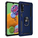 For Galaxy A90 5G Armor Shockproof TPU + PC Protective Case with 360 Degree Rotation Holder(Blue)