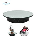 20cm USB Electric Rotating Turntable Display Stand Video Shooting Props Turntable for Photography, Load: 8kg(Black Mirror)