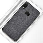 For Galaxy A10s Shockproof Cloth Texture PC+ TPU Protective Case(Grey)