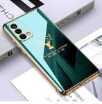 For OPPO A93 GKK PC + Solid Color Plating Protective Case(Green)