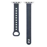 Double Stud Leather Watch Band For Apple Watch Series 8&7 45mm / SE 2&6&SE&5&4 44mm / 3&2&1 42mm(Blue)