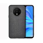 For OnePlus 7T Shockproof Cloth Texture PC+ TPU Protective Case(Black)