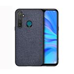 For OPPO Realme 5 Pro Shockproof Cloth Texture PC+ TPU Protective Case(Blue)