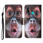 For Huawei P smart 2020 Colored Drawing Pattern Horizontal Flip Leather Case with Holder & Card Slots & Wallet & Lanyard(Orangutan)