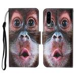For Huawei P30 Colored Drawing Pattern Horizontal Flip Leather Case with Holder & Card Slots & Wallet & Lanyard(Orangutan)