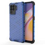 For OPPO A94 Shockproof Honeycomb PC + TPU Case(Blue)