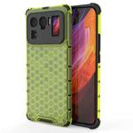 For Xiaomi Mi 11 Ultra Shockproof Honeycomb PC + TPU Case(Green)