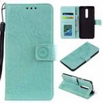 For Nokia 2.4 Totem Flower Embossed Horizontal Flip TPU + PU Leather Case with Holder & Card Slots & Wallet(Green)