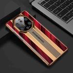 For Huawei Mate 40 RS Porsche Design GKK Electroplating Painted Glass Case(Malachite Red)