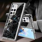 For Huawei Mate X2 GKK Electroplating Painted Glass Phone Case(Mechanic)