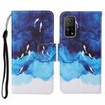 For Xiaomi Mi 10T Colored Drawing Pattern Horizontal Flip Leather Case with Holder & Card Slots & Wallet & Lanyard(Watercolor Fish)