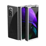 For Samsung Galaxy Z Fold2 5G Ultra-thin Electroplated Transparent Folding Case(Silver)