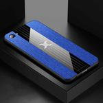 For OPPO A3 XINLI Stitching Cloth Textue Shockproof TPU Protective Case(Blue)