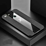 For OPPO A7 XINLI Stitching Cloth Textue Shockproof TPU Protective Case(Black)