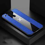 For OPPO A73 XINLI Stitching Cloth Textue Shockproof TPU Protective Case(Blue)