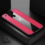 For OPPO A73 XINLI Stitching Cloth Textue Shockproof TPU Protective Case(Red)