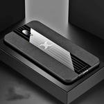 For OPPO R17 XINLI Stitching Cloth Textue Shockproof TPU Protective Case(Black)