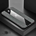 For OPPO R17 XINLI Stitching Cloth Textue Shockproof TPU Protective Case(Gray)