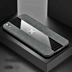 For OPPO R9 XINLI Stitching Cloth Textue Shockproof TPU Protective Case(Gray)