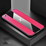 For OPPO R9 XINLI Stitching Cloth Textue Shockproof TPU Protective Case(Red)