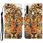 For Xiaomi Redmi Note 8 Colored Drawing Pattern Horizontal Flip Leather Case with Holder & Card Slots & Wallet & Lanyard(Yellow Leopard)