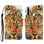 For Xiaomi Redmi Note 8T Colored Drawing Pattern Horizontal Flip Leather Case with Holder & Card Slots & Wallet & Lanyard(Yellow Leopard)