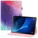 For Samsung Galaxy Tab A 10.1 (2016) T580 Colored Drawing Horizontal Flip PU Leather Case with Holder & Card Slots & Wallet & Sleep / Wake-up Function(Rainbow Sand)
