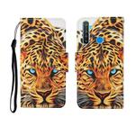 For OPPO Realme 5 Painted Pattern Horizontal Flip Leathe Case(Leopard)