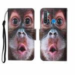 For OPPO Realme 5 Pro Painted Pattern Horizontal Flip Leathe Case(Orangutan)