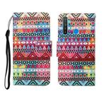 For OPPO Realme 5 Pro Painted Pattern Horizontal Flip Leathe Case(Tribal Ethnic Style)