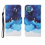 For OPPO Reno4 Lite Painted Pattern Horizontal Flip Leathe Case(Watercolor Fish)