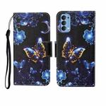 For OPPO Reno4 Pro Painted Pattern Horizontal Flip Leathe Case(Moon Butterfly)
