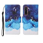 For OPPO Find X2 Pro Painted Pattern Horizontal Flip Leathe Case(Watercolor Fish)