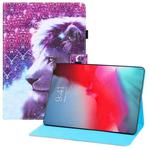 Colored Drawing Horizontal Flip PU Leather Case with Holder & Card Slots & Wallet & Sleep / Wake-up Function For iPad mini (2019) / mini 4 / mini 3 / mini 2 / mini(Lion)