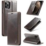 For iPhone 11 Pro CaseMe-003 PU + PC Business Style Crazy Horse Texture Horizontal Flip Leather Case with Holder & Card Slots & Wallet(Brown)