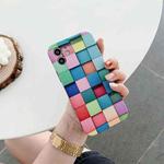 For iPhone 11 Pro Max 3D Cube IMD Shockproof Protective Case (Square)