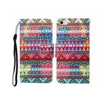 For iPhone 6 Plus Painted Pattern Horizontal Flip Leathe Case(Tribal Ethnic Style)